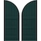 Ekena Millwork Americraft 6-Board (3 Batten) Wood Joined Board-n-Batten Shutters w/ Arch Top, ARW401BQ621X77FGH, PR ARW401BQ621X77FGH - alternate 1